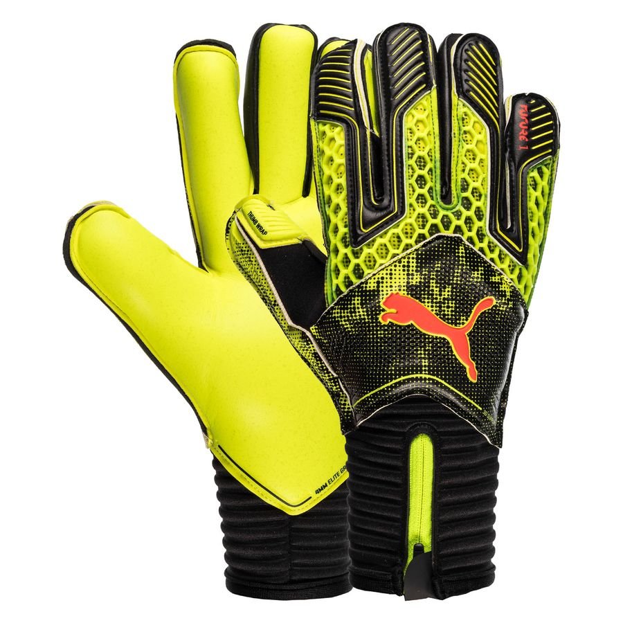 PUMA Goalkeeper Gloves Future Grip 18.1 - Yellow | www.unisportstore.com