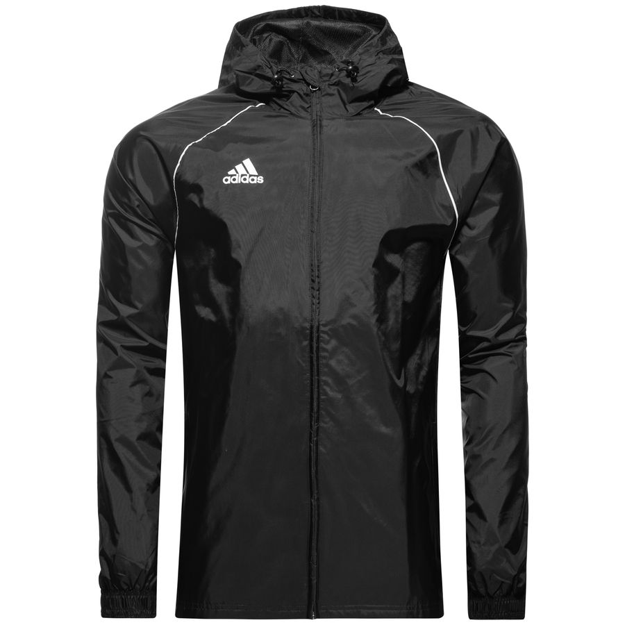 steeg Met andere woorden Neerwaarts adidas Rain Jacket Core 18 - Black/White | www.unisportstore.com
