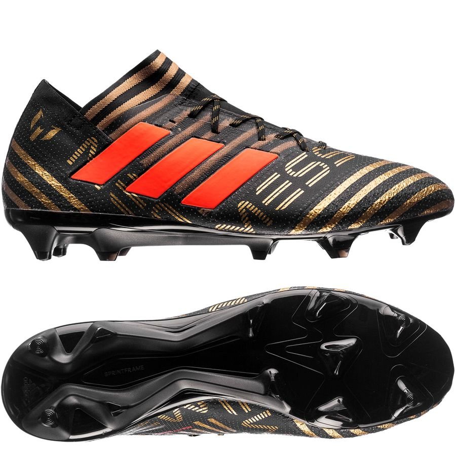 messi black and gold football boots