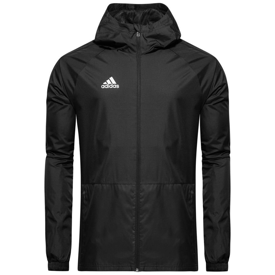 adidas black rain jacket