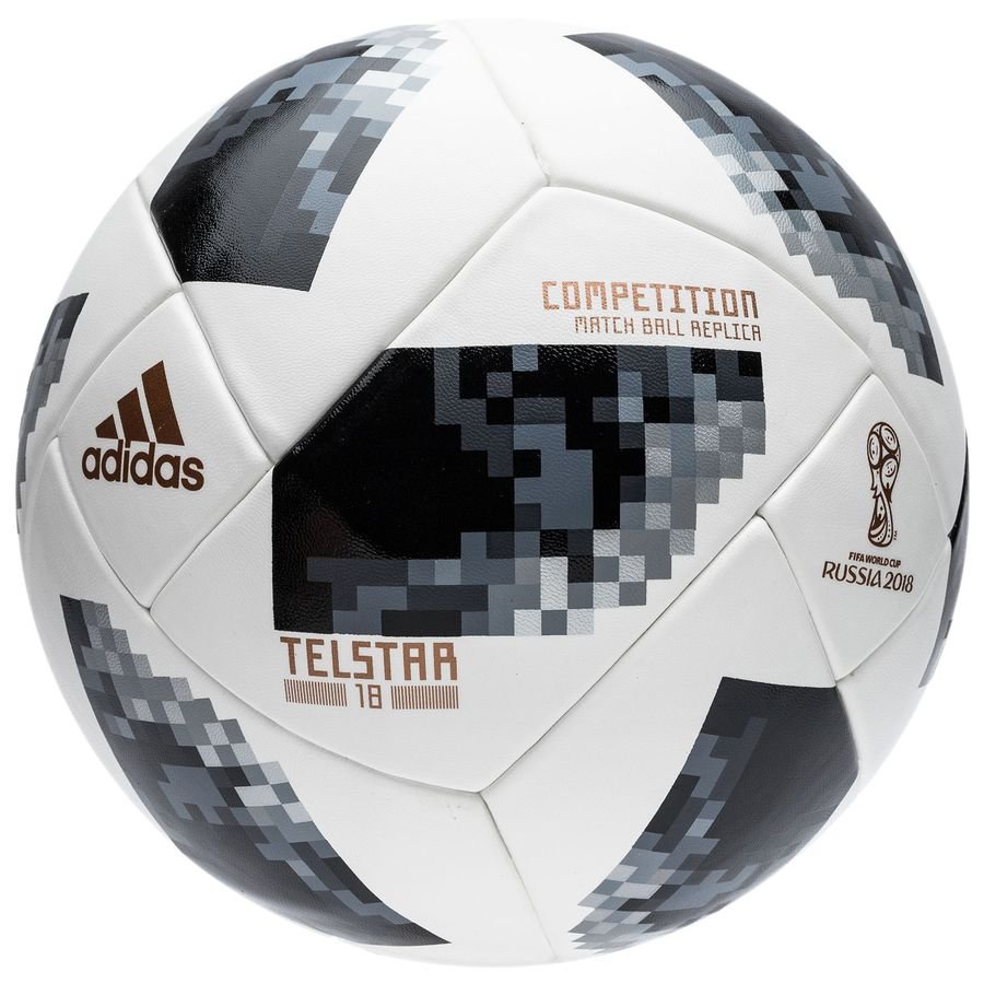 adidas Telstar 18 World Cup Mini Ball - White & Silver