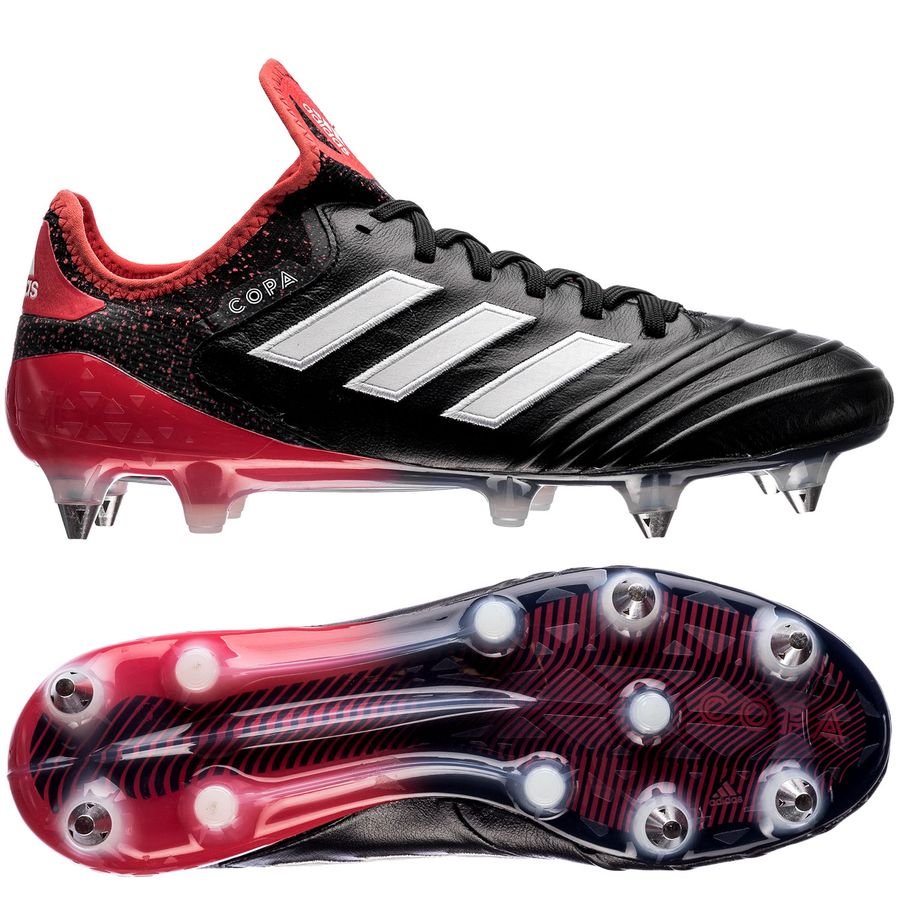 adidas Copa 18.1 SG Cold Blooded - Core Black/Footwear White/Real Coral |  www.unisportstore.com