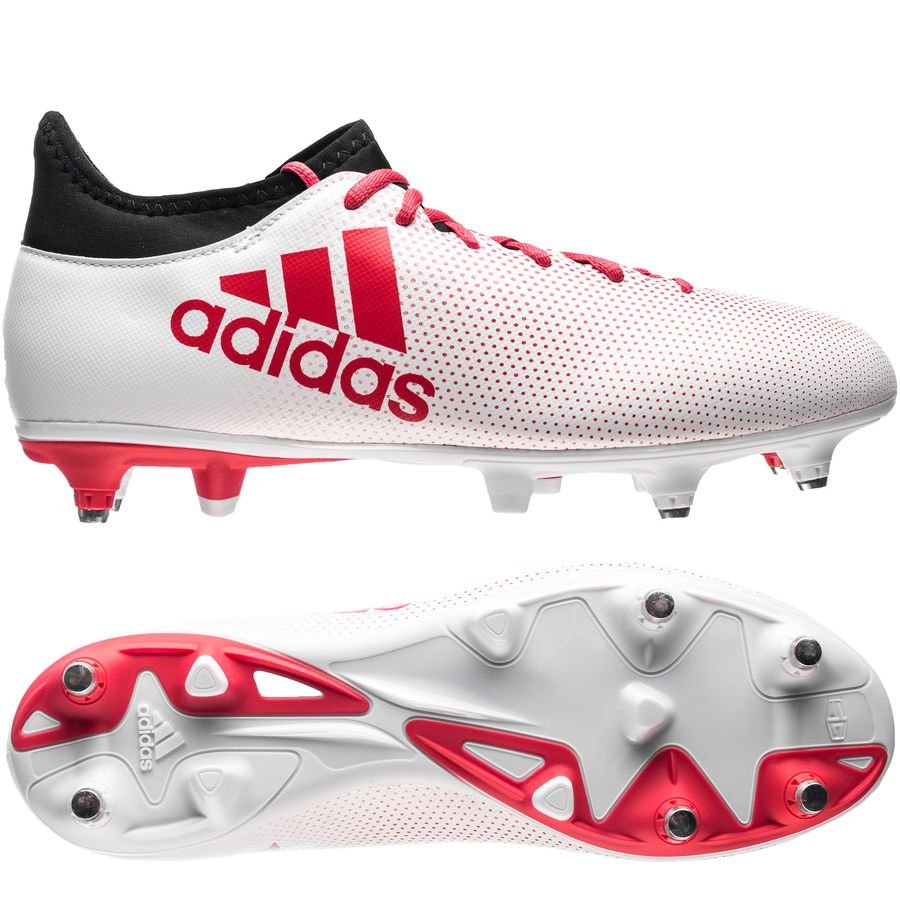 adidas X 17.3 SG Cold Blooded - Footwear White/Real Coral/Core Black |  www.unisportstore.com