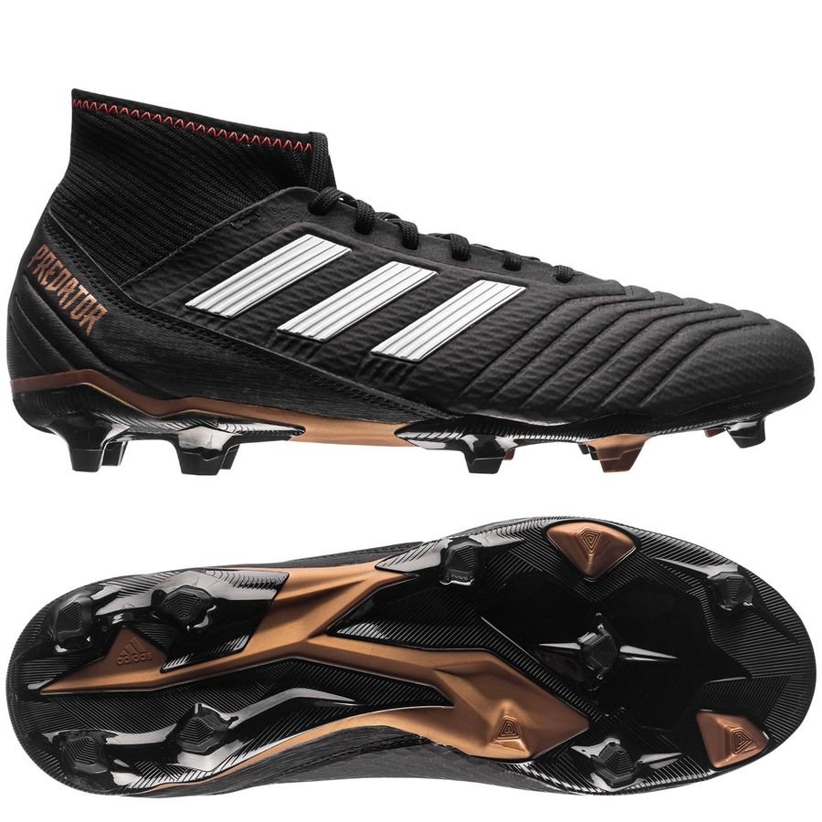 adidas Predator 18.3 FG/AG Skystalker - Core Black/Footwear White/Metallic  Gold | www.unisportstore.com