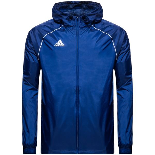 adidas Rain Jacket Core 18 - Dark Blue/White | www.unisportstore.com