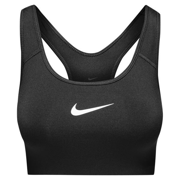 Nike Swoosh Sports Bra - Black/White 