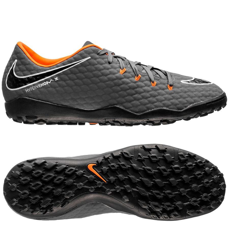 Nike Hypervenom PhantomX 3 Academy TF Fast AF - Dark Grey/Total  Orange/White | www.unisportstore.com