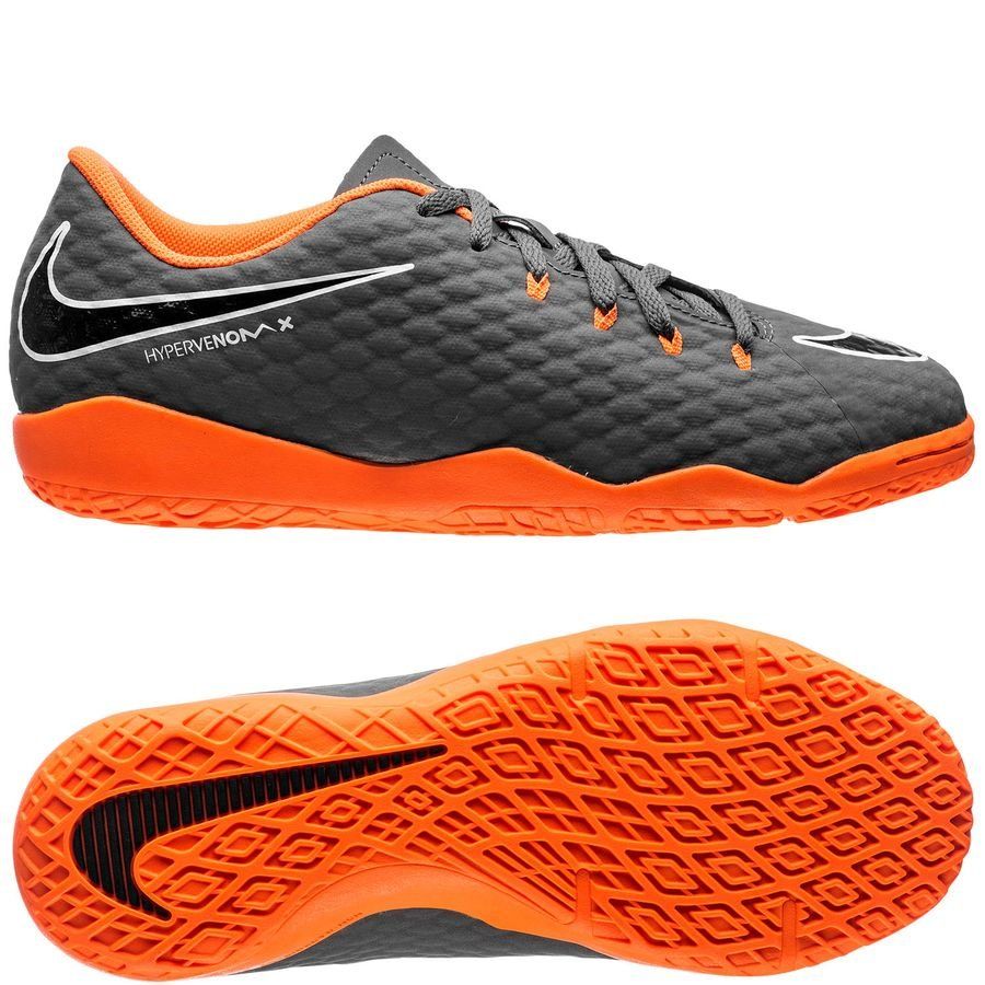 Nike Hypervenom PhantomX 3 Academy IC Fast AF - Dark Grey/Total  Orange/White Kids | www.unisportstore.com
