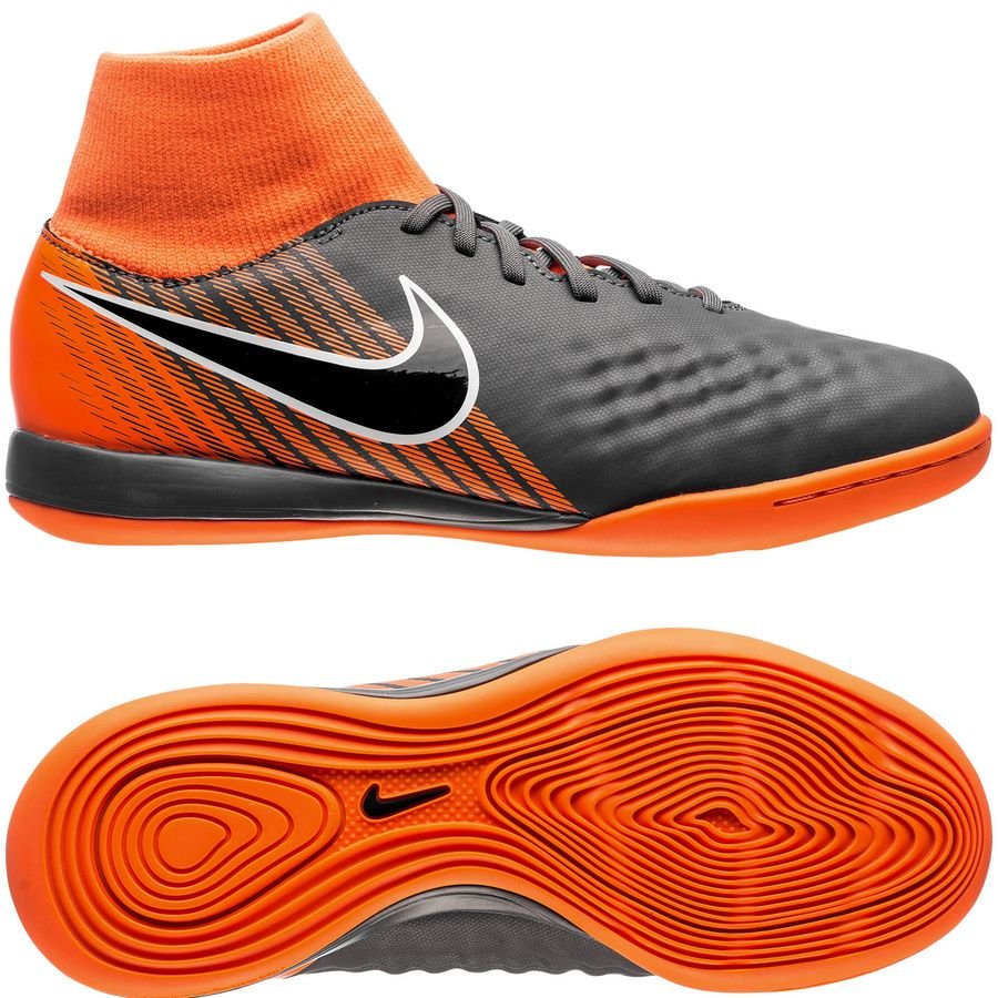 Nike Magista ObraX 2 Academy DF IC Fast AF - Dark Grey/Black/Total Orange  Kids | www.unisportstore.com