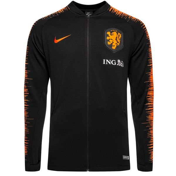 Holland Training Jacket Anthem - Black/Safety Orange | www ...