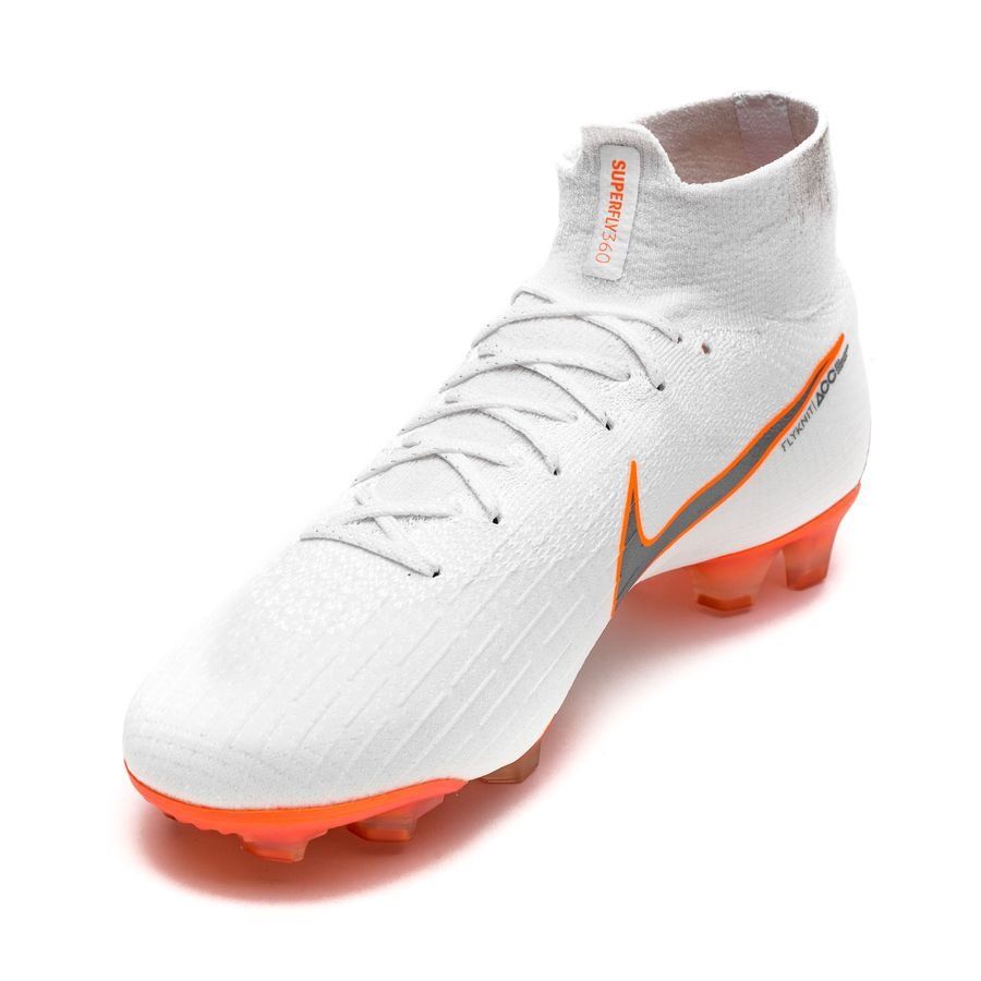 Shop For NIKE Mercurial Superfly VI 360 FG White Gold.