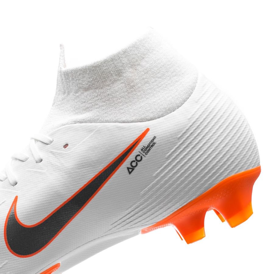 Nike Mercurial Superfly 6 Pro FG Just Do It - White/Total Orange |  www.unisportstore.com