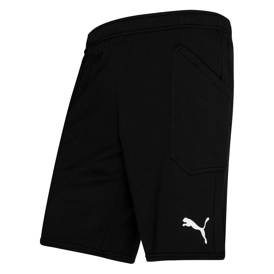 black and white puma shorts