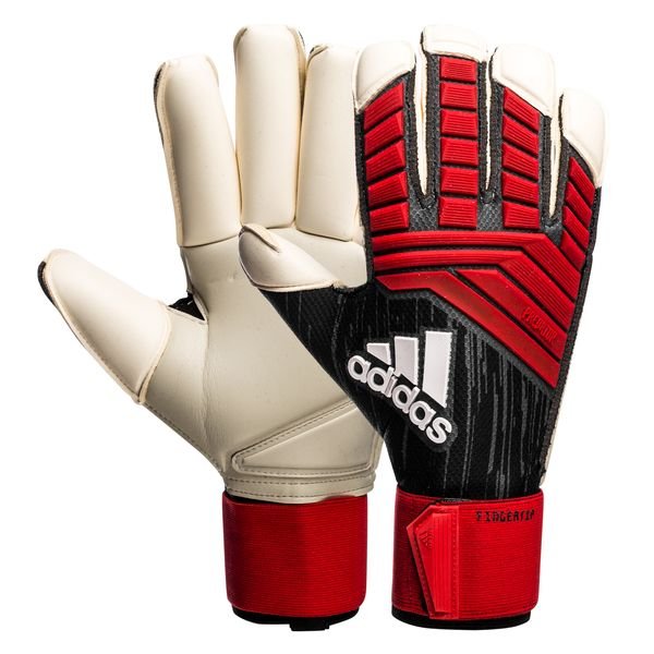 adidas Goalkeeper Gloves Predator Fingertip Team - Black/Red/White | www.unisportstore.com