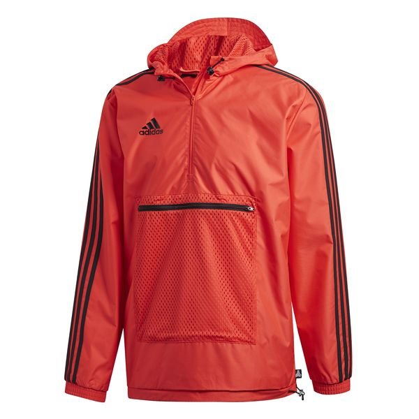 coupe vent adidas rouge