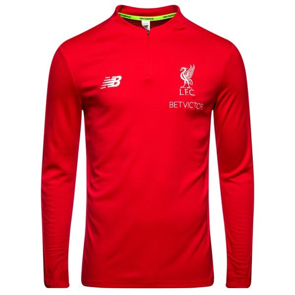 Liverpool Training Shirt Midlayer Elite - Red/White | www.unisportstore.com