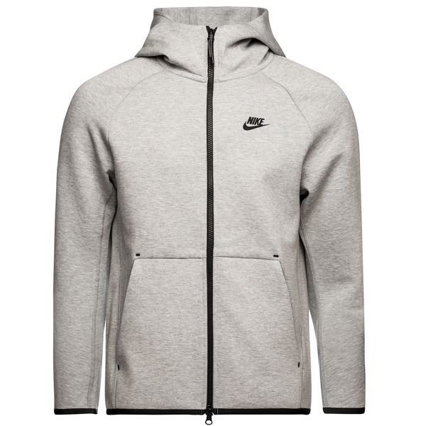 Nike Hoodie FZ NSW Tech Fleece - Grey Heather/Black | www.unisportstore.com