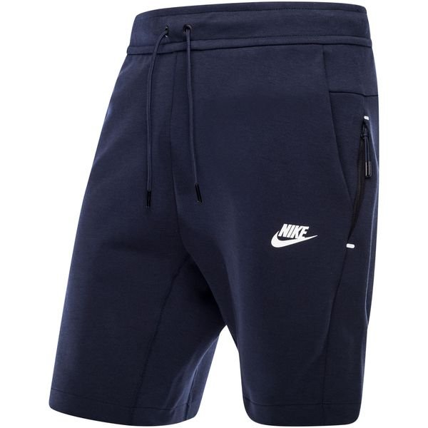 navy blue nike fleece shorts