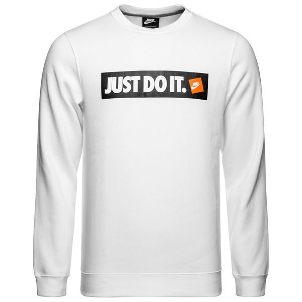 Nike Sweatshirt NSW Crew Fleece - Hvid | www.unisport.dk