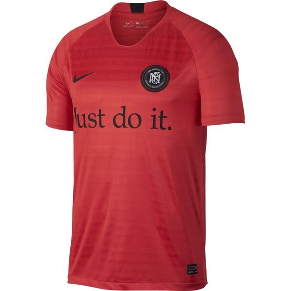 Nike F.C. Training T-Shirt Away Shirt - LT Crimson/Black | www ...