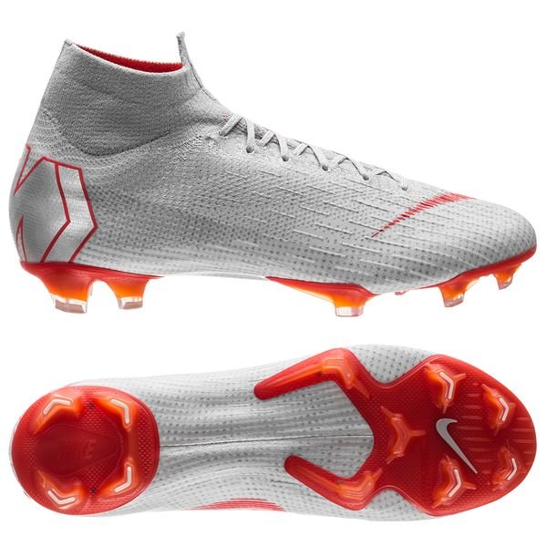 grey and red mercurials