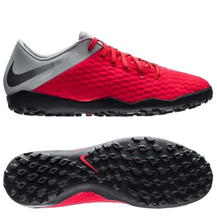 Nike Hypervenom 3 Academy TF Raised On Concrete - Light Crimson/Wolf Grey |  www.unisportstore.com