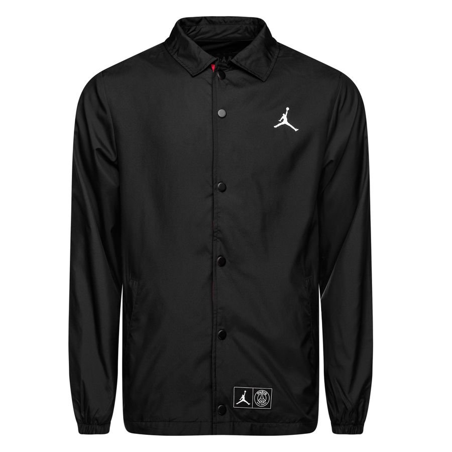 Nike Jacket coach Jordan x PSG  Black/White LIMITED EDITION  www