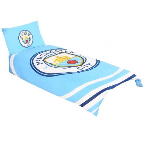 Manchester City Bettwäsche - Blau - Taylors Football Souvenirs, Größe One Size