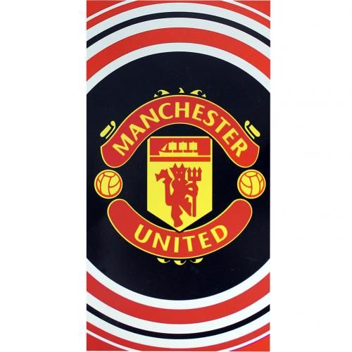 Manchester United Handduk - Svart/Röd