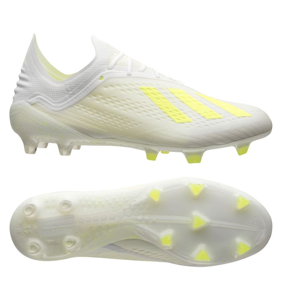 adidas X 18.1 FG/AG Virtuso - Footwear White/Solar Yellow |  www.unisportstore.com