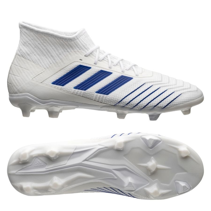 adidas Predator 19.2 FG/AG Virtuso - Footwear White/Bold Blue |  www.unisportstore.com