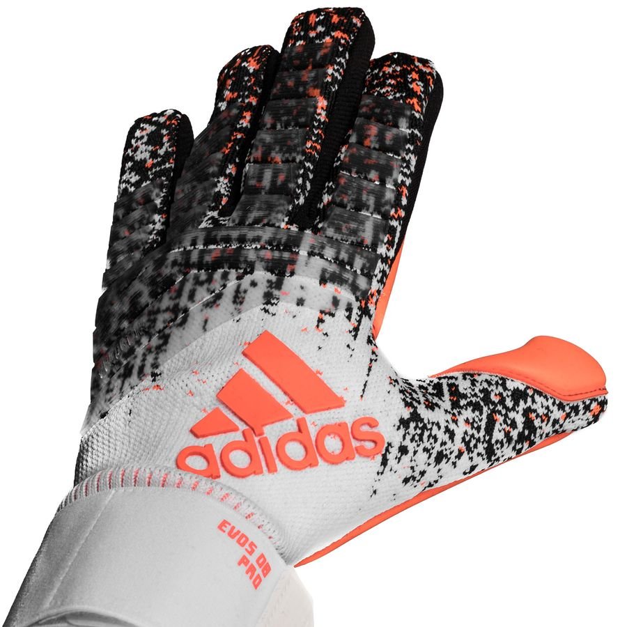 adidas Goalkeeper Gloves Predator Pro EVDS 08 - Black/White/Solar 