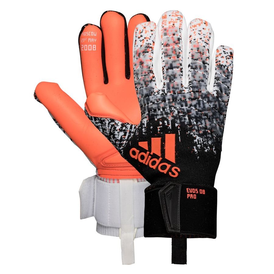adidas Goalkeeper Gloves Predator Pro EVDS 08 - Black/White/Solar Red |  www.unisportstore.com