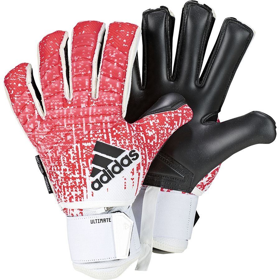 adidas Goalkeeper Gloves Predator Ultimate Initiator Fingersave - Action  Red/White/Black | www.unisportstore.com