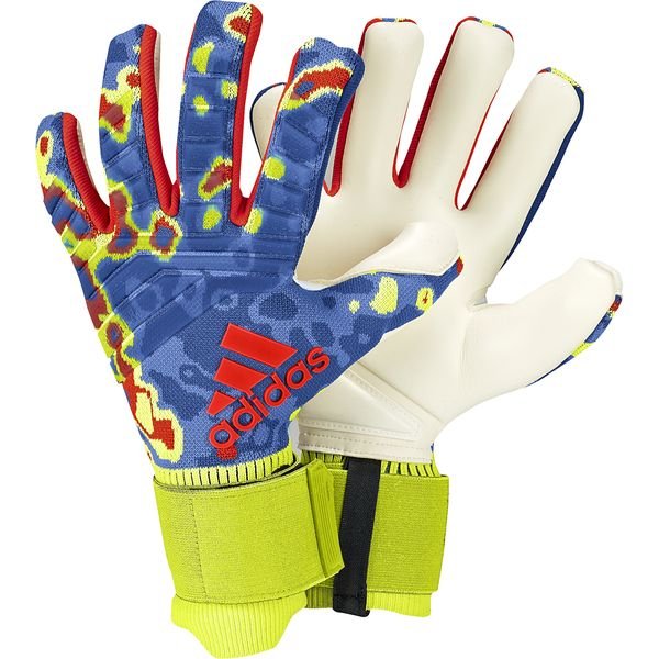 Goalkeeper Gloves Predator Pro Blue/Yellow/Red | www.unisportstore.com