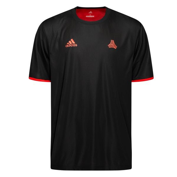 red and black adidas t shirt