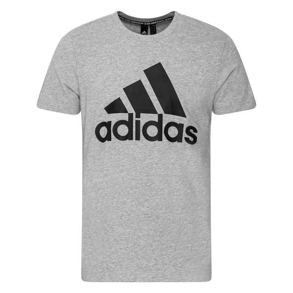 adidas T-Shirt Must Haves - Grau/Schwarz | www.unisportstore.de