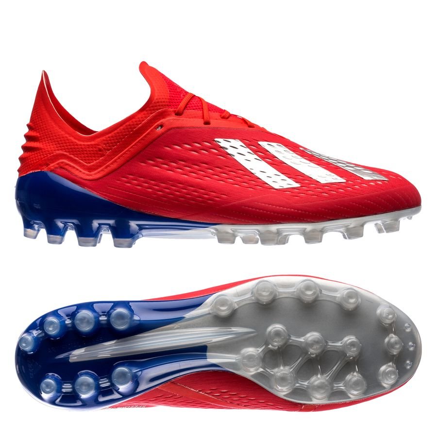 adidas X 18.1 AG Exhibit - Action Red/Silver Metallic/Bold Blue