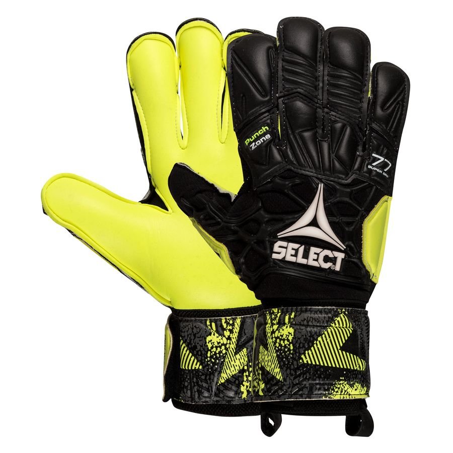 Select Keepershandschoenen 77 Super Grip - Zwart/Geel