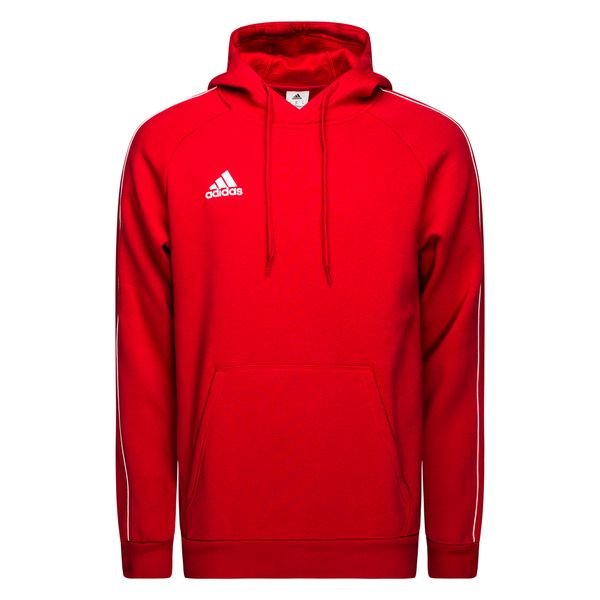 adidas Hoodie Core 18 - Red/White | www 