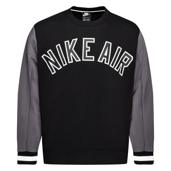 Nike Sweatshirt NSW Air Fleece - Black/Dark Grey | www.unisportstore.com