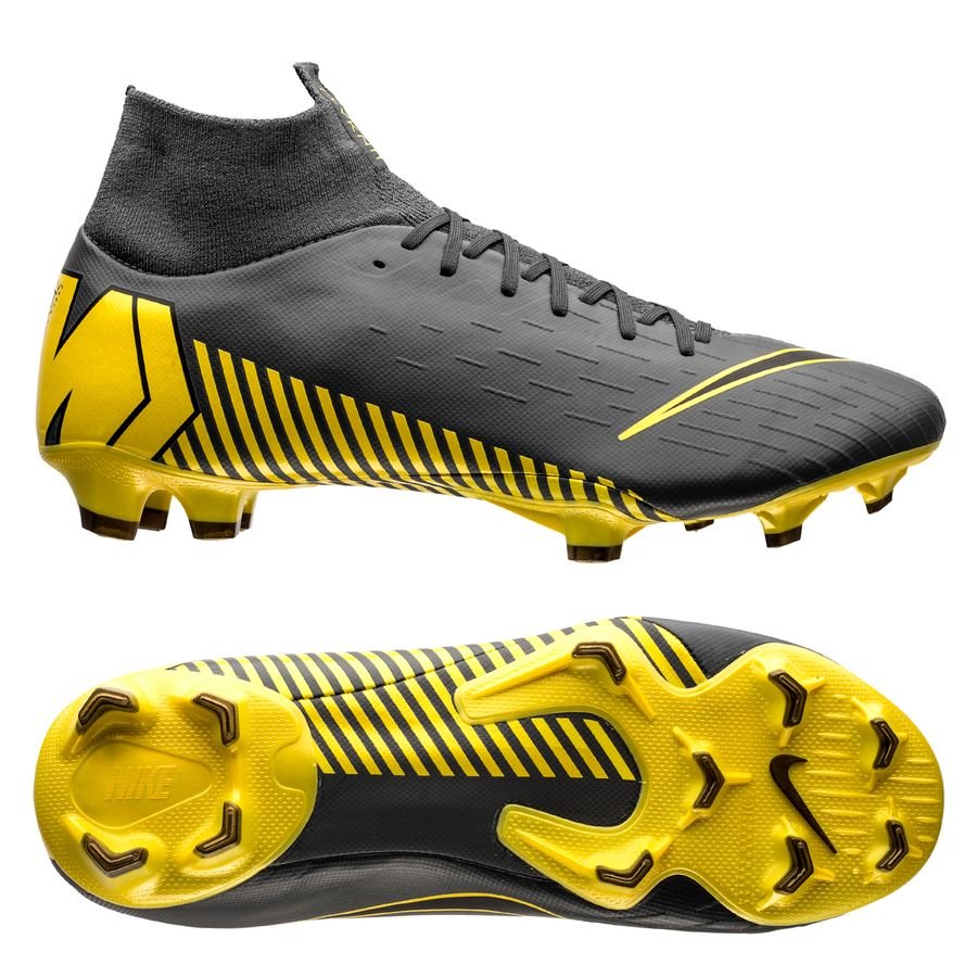 grey and yellow mercurials