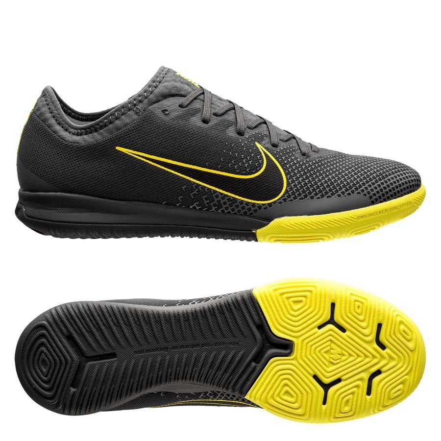 Nike Mercurial Vapor 12 Pro IC Over Dark Grey/Yellow www.unisportstore.com