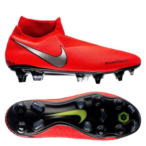 nike phantom vision red and silver