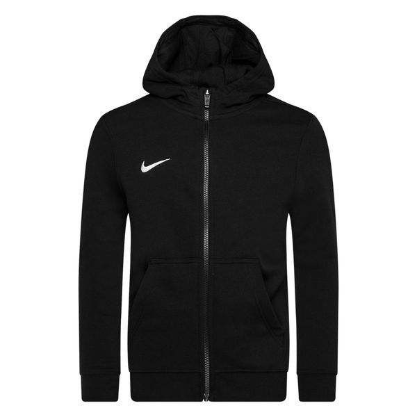 Nike Hoodie FZ Club 19 - Black/White Kids | www.unisportstore.com