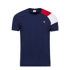 Le Coq Sportif T-shirt Essential – Blauw/Rood/Wit