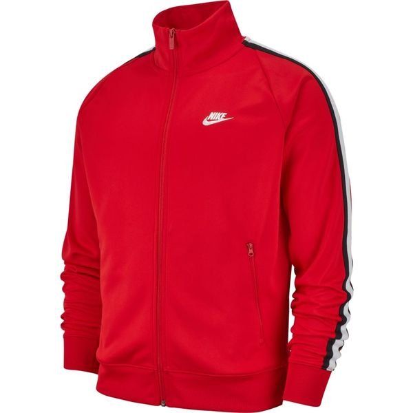 white and red nike jacket