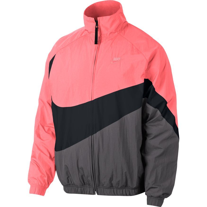 pink and black nike jacket
