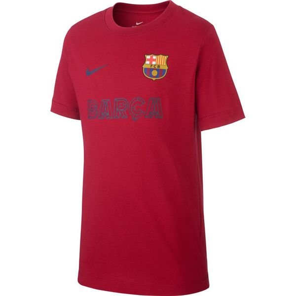 Barcelona T-Shirt Core Match - Noble Red Kids | www.unisportstore.com