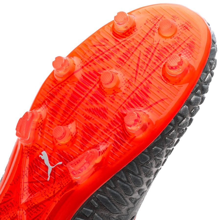 PUMA Future 4.1 Netfit FG/AG Anthem - Grey/Energy Red Kids